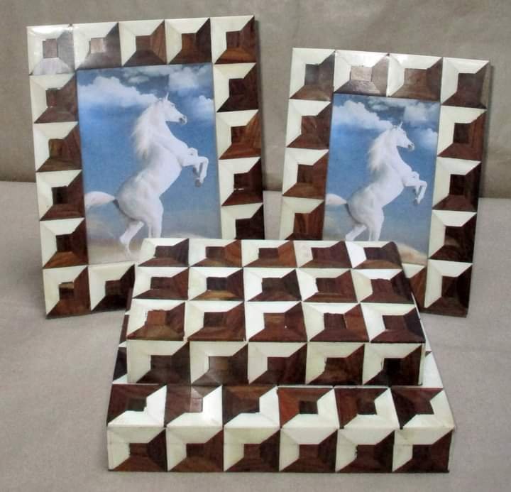 Wooden Resin Coaster Set